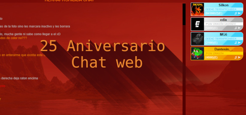 Chat Web 25 Aniversario.