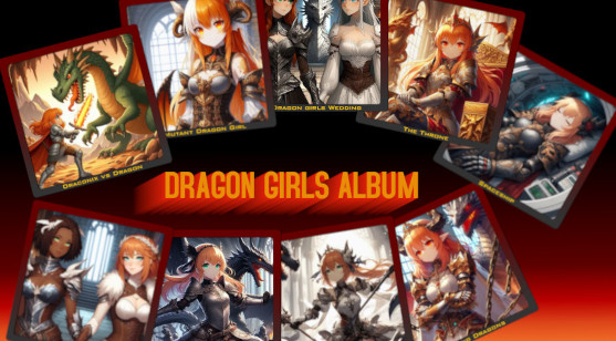Completa el album de las Dragon Girls!