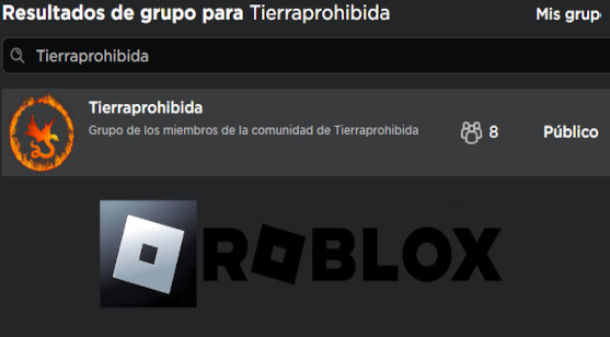 Entra al Grupo Roblox de Tierraprohibida!