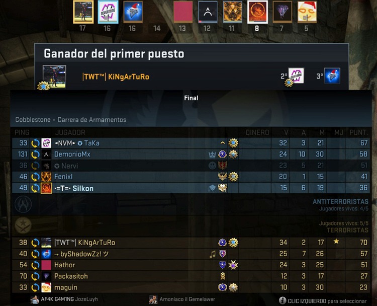 II Torneo CSGO Cobblestone S1