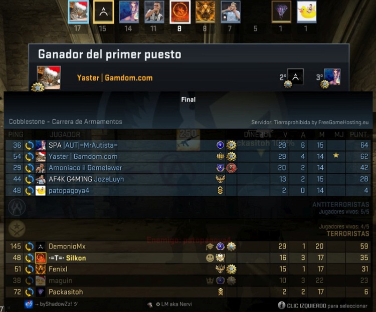 II Torneo CSGO Cobblestone S2